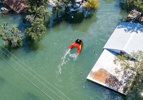 Supplies Delivery Application of Water Rescue Robot